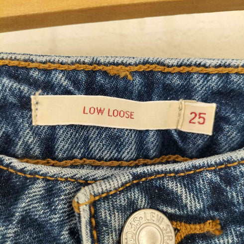 リーバイス Levis LOW LOOSE ミディアムインディゴ REAL RECOGNIZE レディース 25