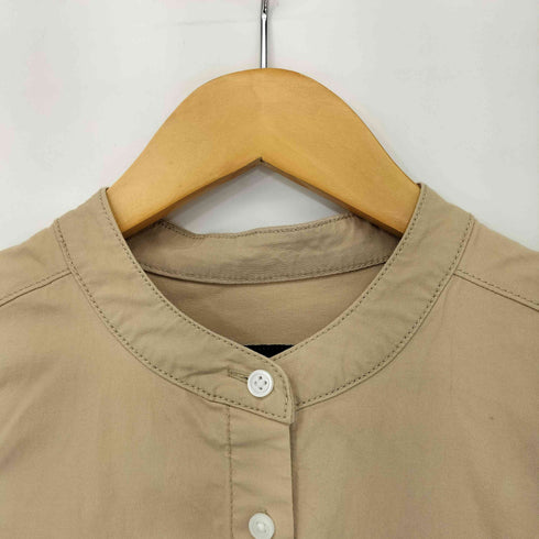 ギャップ Gap ノーカラー マキシ丈 L/S ワンピース レディース import:XS