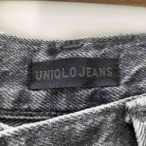 ユニクロ UNIQLO ワイドストレートジーンズ メンズ 25