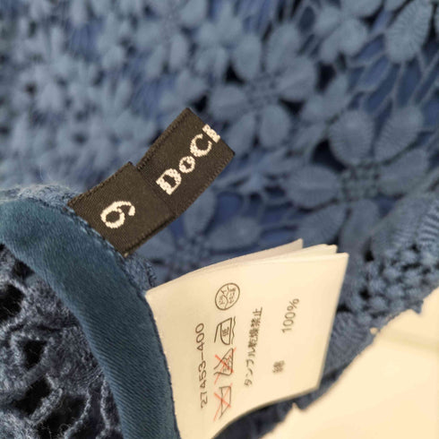 ドゥクラッセ DoCLASSE クロシェ編み花柄総ワンピース レディース US:6