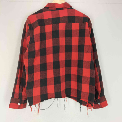DAVID BARRY カットオフバッファローチェックネルシャツ メンズ JPN:XL