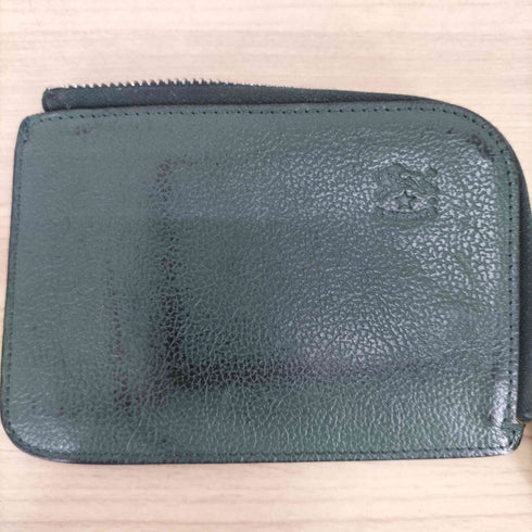 イルビゾンテ IL BISONTE L字ジップシボ革財布 メンズ