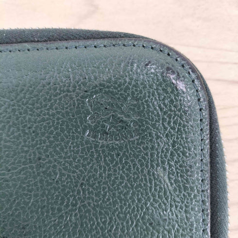 イルビゾンテ IL BISONTE L字ジップシボ革財布 メンズ