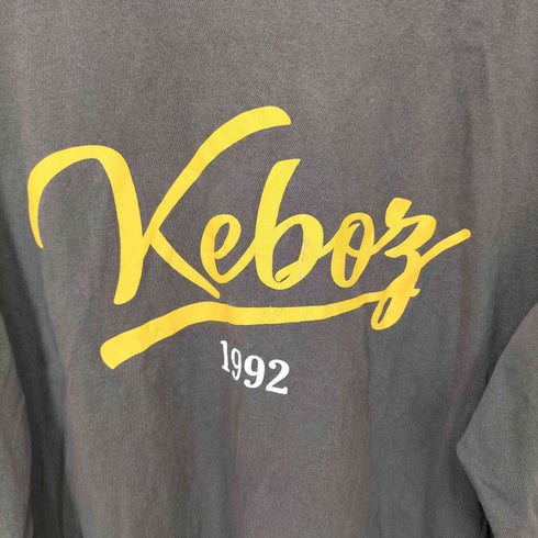 ケボズ KEboz ロゴプリントクルーネックカットソー メンズ XL