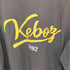 ケボズ KEboz ロゴプリントクルーネックカットソー メンズ XL
