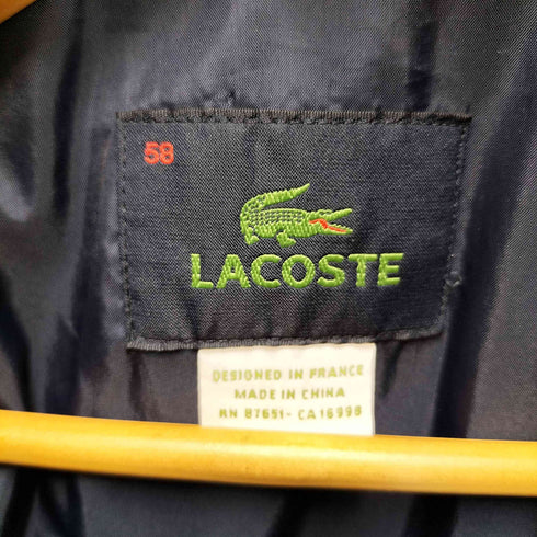 ラコステ LACOSTE ロゴパッチモックネックジップアップブルゾン メンズ 58