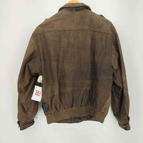 ピエールカルダン pierre cardin ジップアップ レザージャケット メンズ UK:36