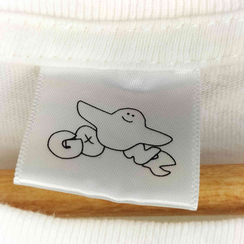 マークゴンザレス Mark Gonzales ロゴ刺繍 バックプリントデザインカットソー メンズ