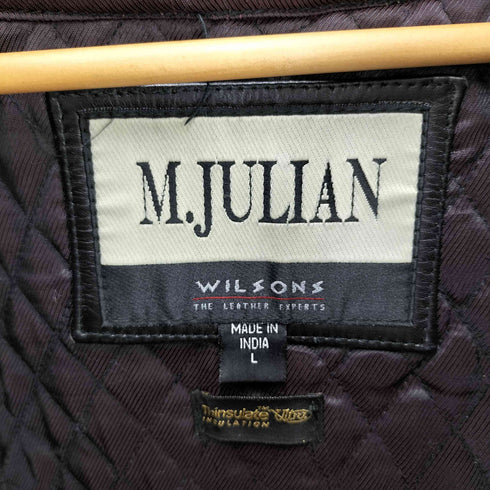 ウィルソン Wilson ライナー付 ジップアップレザージャケット メンズ JPN:L