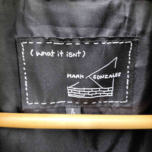 マークゴンザレス Mark Gonzales フロント刺繍中綿ジャケット メンズ JPN:L