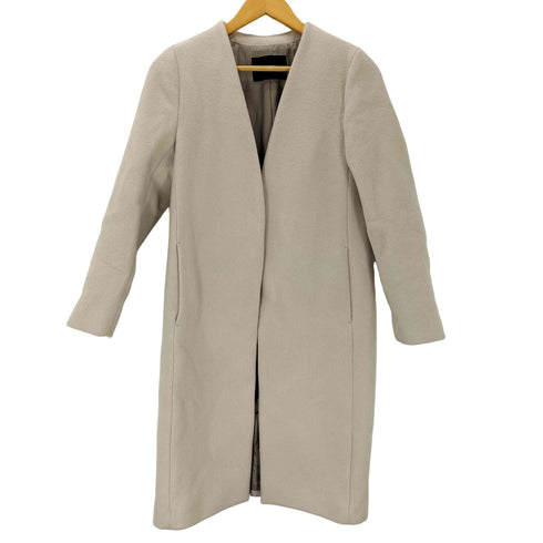 ユナイテッドアローズグリーンレーベルリラクシング UNITED ARROWS green label relaxing CS W/N ノーラペル コート レディース JPN:36