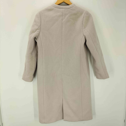 ユナイテッドアローズグリーンレーベルリラクシング UNITED ARROWS green label relaxing CS W/N ノーラペル コート レディース JPN:36