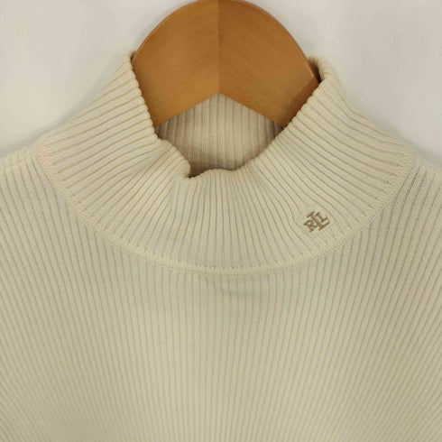 ローレンラルフローレン LAUREN RALPH LAUREN モックネック リブニットカットソー レディース import:S