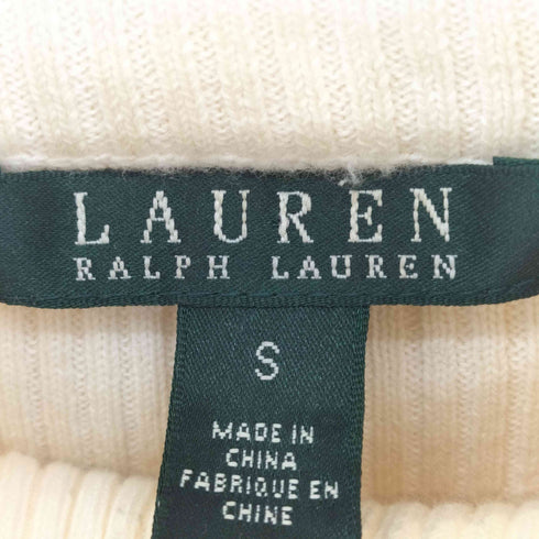 ローレンラルフローレン LAUREN RALPH LAUREN モックネック リブニットカットソー レディース import:S
