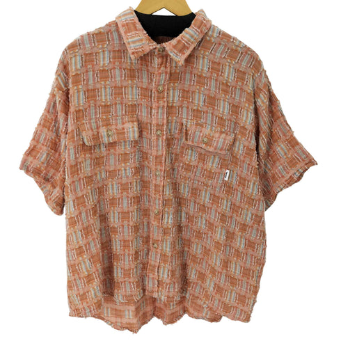 ペルーシュ Perushu ユーズドライクフリンジチェックシャツ メンズ JPN:M