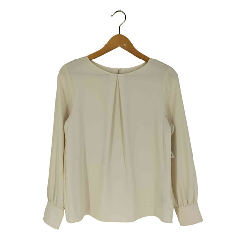 ナチュラルビューティーベーシック NATURAL BEAUTY BASIC パイピングネックブラウス レディース JPN:S