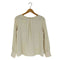 ナチュラルビューティーベーシック NATURAL BEAUTY BASIC パイピングネックブラウス レディース JPN:S
