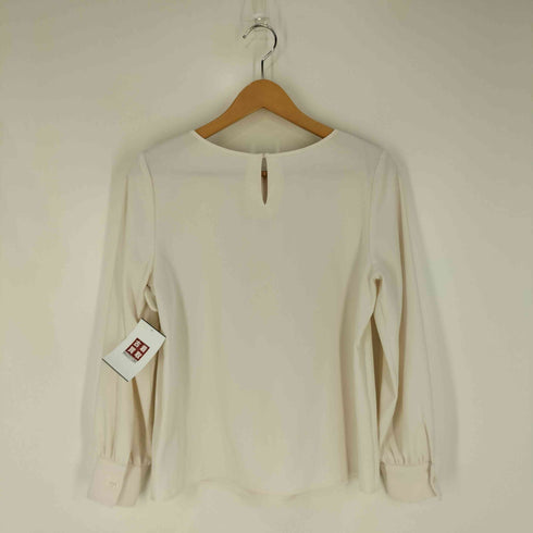 ナチュラルビューティーベーシック NATURAL BEAUTY BASIC パイピングネックブラウス レディース JPN:S