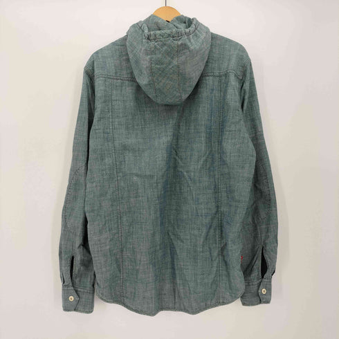 リーバイス Levis エルボーパッチ L/S フーデッド シャツ メンズ