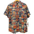 エディーバウアー Eddie Bauer 木ボタン S/S チェック シャツ メンズ import:M