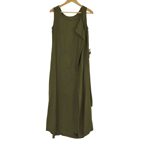 ヨウジヤマモトファム Yohji Yamamoto FEMME 24SS collections TENCEL PIGMENT DYEING FRONT TUCK DETAIL DRESS レディース JPN:2
