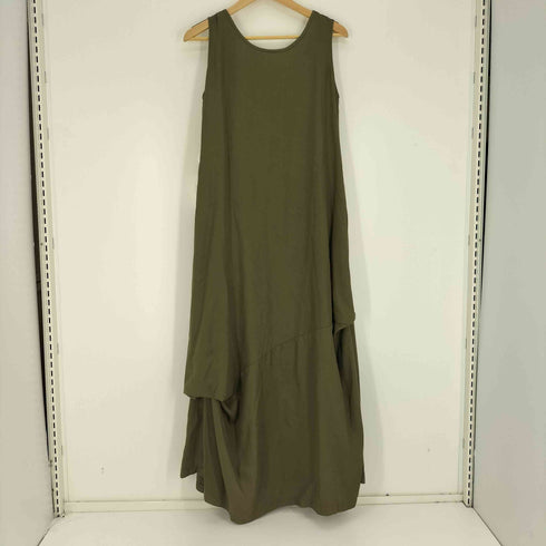 ヨウジヤマモトファム Yohji Yamamoto FEMME 24SS collections TENCEL PIGMENT DYEING FRONT TUCK DETAIL DRESS レディース JPN:2