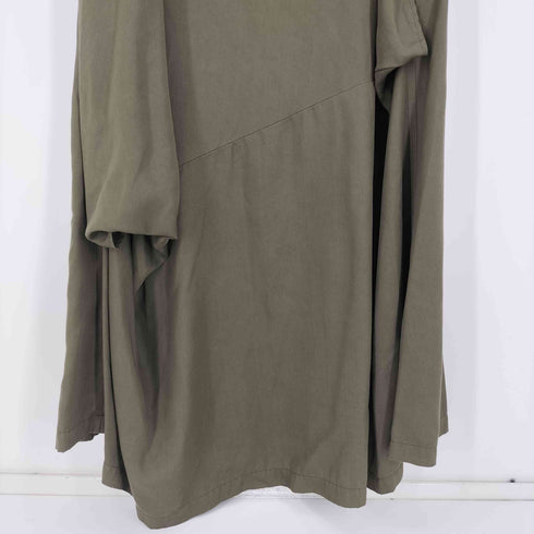 ヨウジヤマモトファム Yohji Yamamoto FEMME 24SS collections TENCEL PIGMENT DYEING FRONT TUCK DETAIL DRESS レディース JPN:2