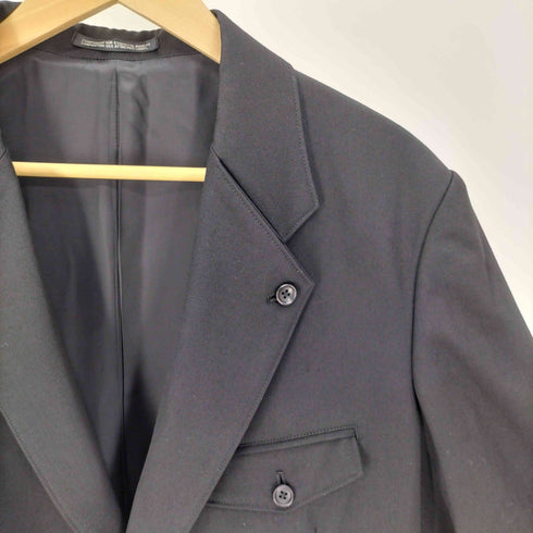ヨウジヤマモトプールオム Yohji Yamamoto POUR HOMME 23AW DOUBLE LEFT PANEL 3-BUTTON JACKET メンズ JPN:2