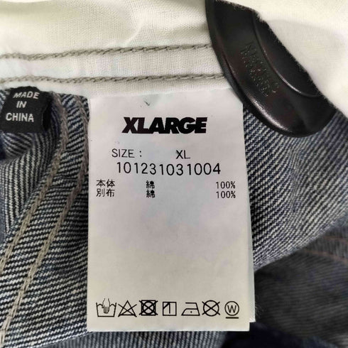 エクストララージ XLARGE PARTIAL LEOPARD DENIM EASY PANTS メンズ JPN:XL