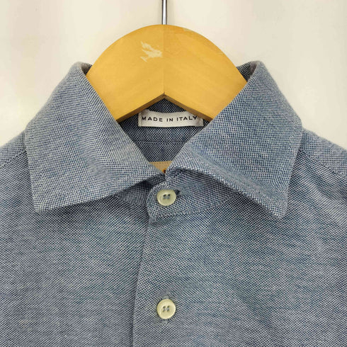 ギローバー GUY ROVER イタリア製 コットン 丸襟 L/S シャツ メンズ import:XS
