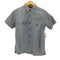 クーティー COOTIE コットン ストライプ S/S ワークシャツ メンズ import:S