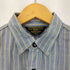 クーティー COOTIE コットン ストライプ S/S ワークシャツ メンズ import:S