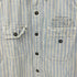 クーティー COOTIE コットン ストライプ S/S ワークシャツ メンズ import:S