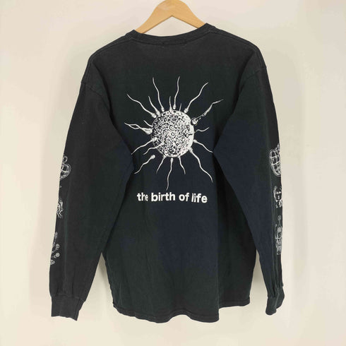 REBELLIOUS アームプリント クルーネックロングスリーブカットソー ロンT メンズ import:L