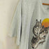 スクリーンスターズ SCREEN STARS 80s MADE IN USA ウルフプリント霜降りTシャツ ALASKA ©ACE87 メンズ import:XXL