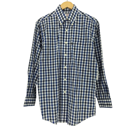 ブルックスブラザーズ 346 BROOKS BROTHERS ギンガムチェック ボタンダウンシャツ メンズ import:S