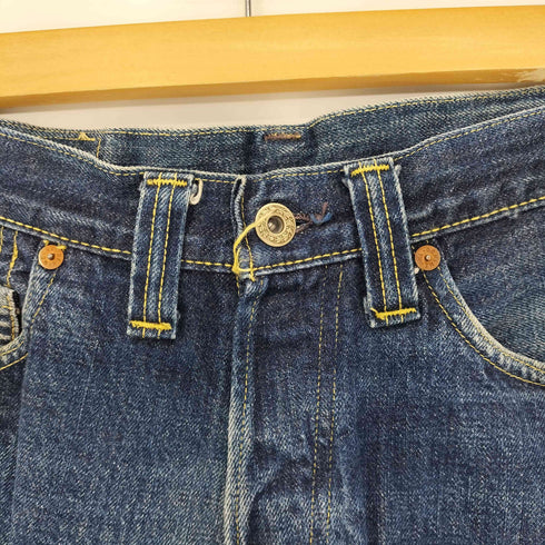ドゥニーム Denime 日本製 立体裁断 ボタンフライデニムパンツ セルビッチ メンズ 28×36
