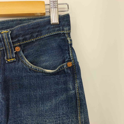 ドゥニーム Denime 日本製 立体裁断 ボタンフライデニムパンツ セルビッチ メンズ 28×36