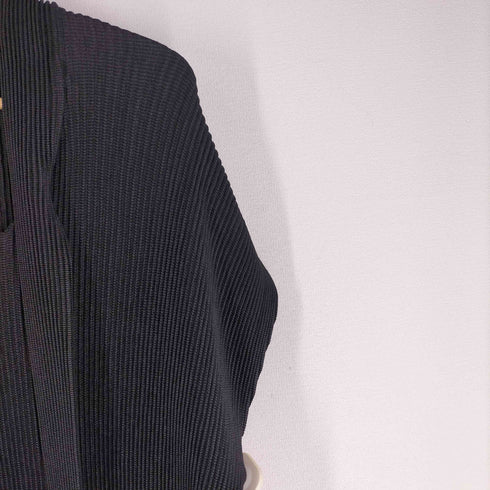 スペッシオ SPECCHIO リボンタイノースリーブシャトルプリーツワンピース レディース 40