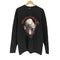 rebellious IF YOU CUT IT IT IS RED 人面 プリント クルーネックカットソー ロンT メンズ import:L
