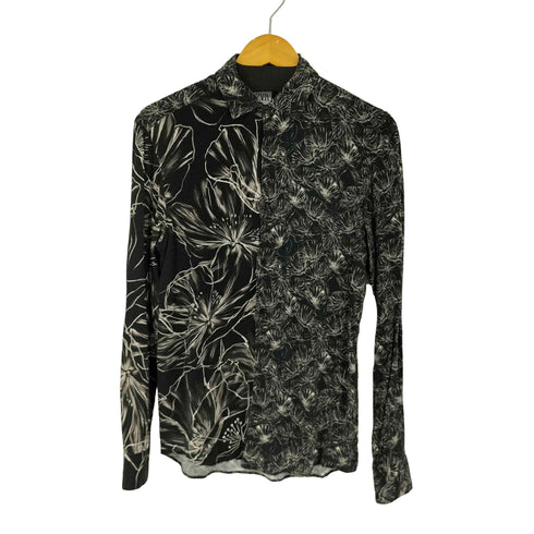 ザラ ZARA 花柄 L/S レーヨンシャツ メンズ import:S