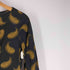 マッシモデュッティ Massimo Dutti ボートネック総柄ワンピース レディース 38