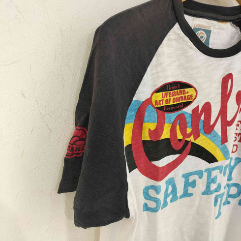 LIFEGUARD 両面プリント ラグランTEE メンズ
