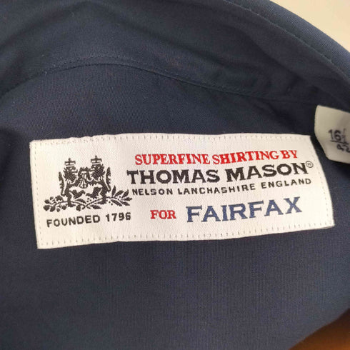 トーマスメイソンフォーフェアファクス THOMAS MASON for FAIRFAX ワイドスプレッドポプリンシャツ メンズ 16/42