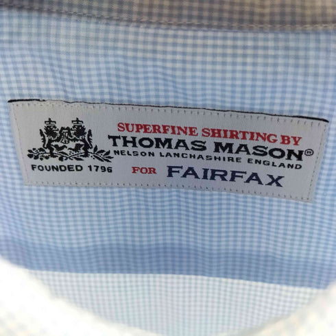 トーマスメイソンフォーフェアファクス THOMAS MASON for FAIRFAX L/S チェックシャツ メンズ JPN:L