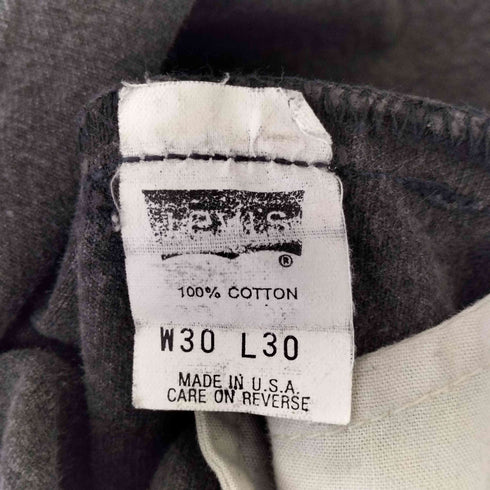 リーバイス Levis 90s USA製 ボタン裏653後染め ボタンフライブラックデニム 501 メンズ W30