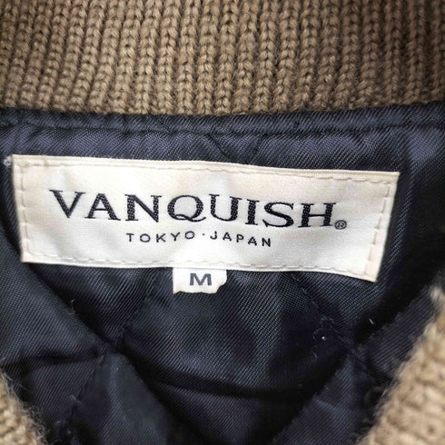 ヴァンキッシュ VANQUISH メルトン×レザー切替スタジャン メンズ JPN:M