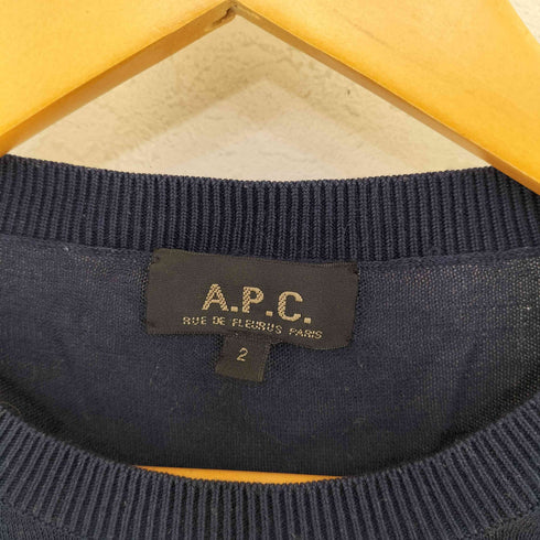 アーペーセー A.P.C. クルーネック コットンニット メンズ JPN:2