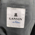 ランバンオンブルー LANVIN en Bleu 裏地デザイン ウールステンカラーハーフコート メンズ 48