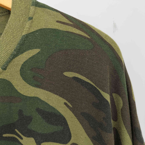 RANGER USA製 ウッドランドカモ ポケットTシャツ 裾袖シングル メンズ